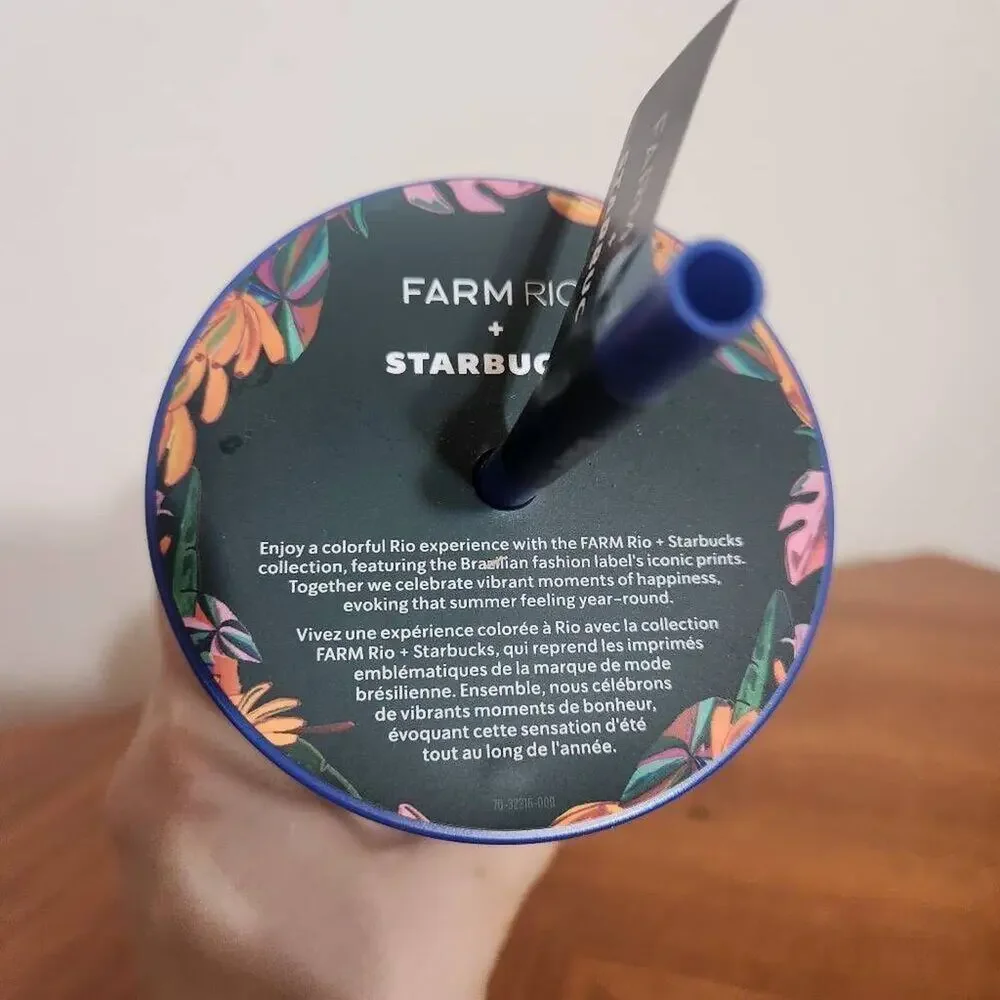 Starbucks x Farm Rio tropical tumbler